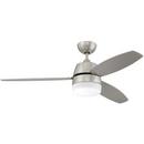 60W 3-Blade Ceiling Fan with 52 in. Blade Span in Brushed Polished Nickel