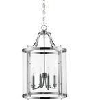 60W 4-Light Pendant in Polished Chrome