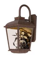 5 in. LED 1-Light Outdoor Wall Lantern in Adobe AE