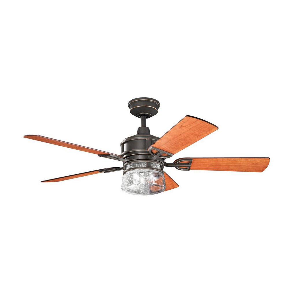 Kichler Lighting Olde Bronze Replacement Glass Shade for Kichler Lighting 300120 Ceiling Fan 