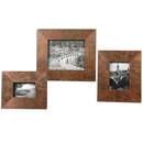 Uttermost Company Oxidized Copper 13 x 15 in. Photo Frame Set of 3 