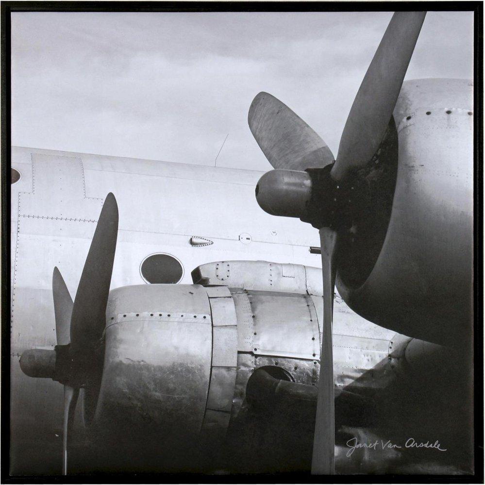 Picture Source Somerset 37 in. Vintage Flight Wall Frame 