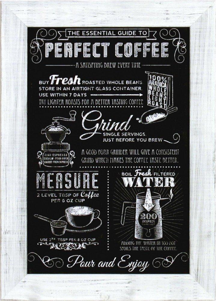 Picture Source Somerset 28 in. Good Coffee Wall Frame 