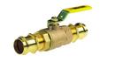 Milwaukee Valve Cast Bronze Full Port Press 200# Ball Valve 