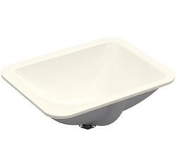 20-1/4 in. Undermount Rectangular Vitreous China Bathroom Sink in Biscuit