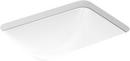 20-1/4 x 15-11/16 in. Rectangular Undermount Bathroom Sink in White