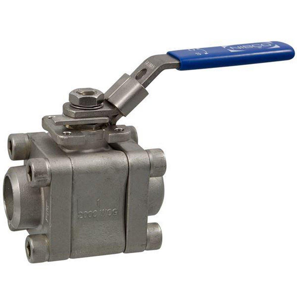 NIBCO Stainless Steel Conventional Port Butt Weld Ball Valve 