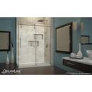 DreamLine Brushed Stainless Steel 60-3/8 in. Frameless Sliding Shower Enclosure with Clear Tempered Glass 