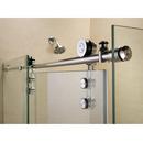 DreamLine Brushed Stainless Steel 60-3/8 in. Frameless Sliding Shower Enclosure with Clear Tempered Glass 