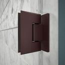 DreamLine Oil Rubbed Bronze 27 in. Frameless Hinged Shower Door with Clear Glass 