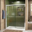 48 in. Frameless Bypass Sliding Shower Door with Clear Glass in Polished Chrome