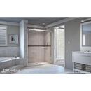DreamLine Chrome 54 in. Frameless Bypass Sliding Shower Door with Clear Glass 
