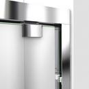 DreamLine Chrome 54 in. Frameless Bypass Sliding Shower Door with Clear Glass 