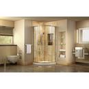 DreamLine Chrome 36-3/8 in. Frameless Sliding Shower Enclosure with Clear Glass 