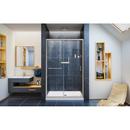 DreamLine Brushed Nickel 48 in. Frameless Sliding Shower Door with Clear Glass 