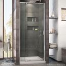 DreamLine Chrome 36 in. Frameless Pivot Shower Door with Clear Tempered Glass 