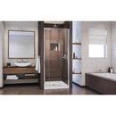 DreamLine Chrome 36 in. Frameless Pivot Shower Door with Clear Tempered Glass 