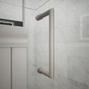 DreamLine Brushed Nickel 48 in. Frameless Sliding Shower Door with Right Wall Bracket 