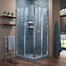 34-1/2 in. Framed Sliding Shower Enclosure with Clear Tempered Glass in Polished Chrome