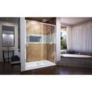 DreamLine Chrome 60 in. Frameless Pivot Shower Door with Clear Tempered Glass 