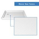DreamLine White 36 x 36 in. Double Threshold Shower Base with Corner Drain 