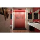 DreamLine Brushed Nickel 58-1/2 in. Frameless Hinged Shower Door with Clear Tempered Glass 