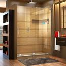 DreamLine Chrome 48 in. Frameless Sliding Shower Door with Right Wall Bracket 