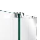 DreamLine Chrome 48 in. Frameless Sliding Shower Door with Right Wall Bracket 