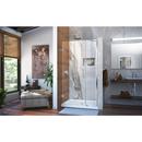 DreamLine Chrome 40 in. Frameless Hinged Shower Door with Clear Glass 