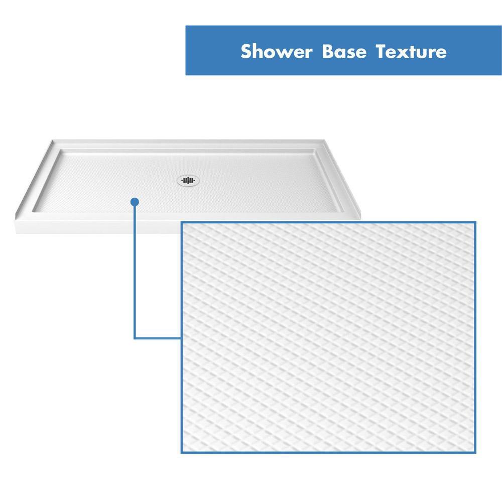 DreamLine White 34 in. Rectangle Shower Base 