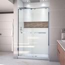 DreamLine Chrome 48 in. Frameless Bypass Sliding Shower Door with Clear Glass 