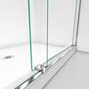 DreamLine Chrome 60 in. Frameless Bypass Shower Door with Clear Tempered Glass 