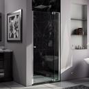 31 in. Frameless Pivot Shower Door with Clear Tempered Glass in Polished Chrome