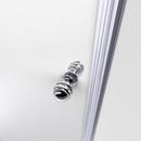 DreamLine Chrome 31 in. Frameless Pivot Shower Door with Clear Tempered Glass 