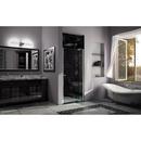 DreamLine Chrome 31 in. Frameless Pivot Shower Door with Clear Tempered Glass 