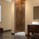 DreamLine Brushed Nickel 32-1/2 in. Frameless Pivot Shower Door with Tempered Glass 