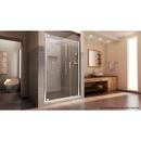 DreamLine Chrome 48 in. Frameless Pivot Shower Door with Tempered Glass 