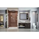 DreamLine Chrome 48 in. Frameless Pivot Shower Door with Tempered Glass 