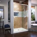 DreamLine Chrome 48 in. Frameless Pivot Shower Door with Clear Tempered Glass 