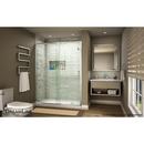 DreamLine Chrome 48 in. Frameless Pivot Shower Door with Clear Tempered Glass 