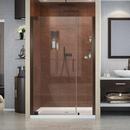48 in. Frameless Pivot Shower Door with Tempered Glass in Oil Rubbed Bronze