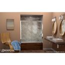 DreamLine Chrome 60 in. Frameless Sliding Tub and Shower Door with Clear Glass 