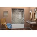 DreamLine Chrome 60 in. Frameless Sliding Tub and Shower Door with Clear Glass 