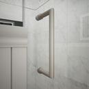 DreamLine Brushed Nickel 46 in. Frameless Hinged Shower Door with Tempered Glass 