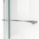 DreamLine Brushed Nickel 48 in. Frameless Bypass Shower Door with Clear Tempered Glass 