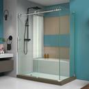 DreamLine Brushed Stainless Steel 76 x 34-1/2 in. Frameless Sliding Shower Door 