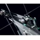 DreamLine Brushed Stainless Steel 76 x 34-1/2 in. Frameless Sliding Shower Door 