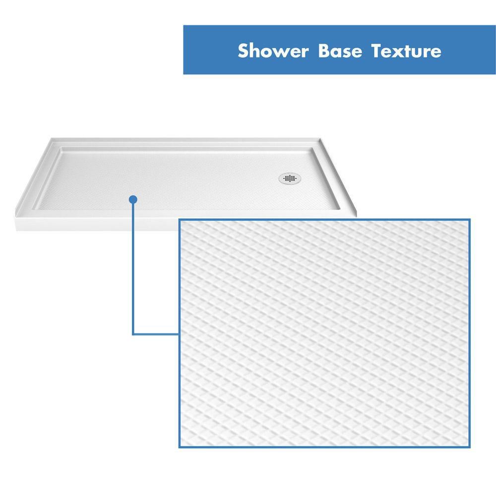 DreamLine White 30 in. Rectangle Shower Base 