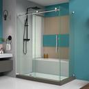 DreamLine Polished Stainless Steel 76 x 34-1/2 in. Frameless Sliding Shower Door 