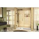 DreamLine Oil Rubbed Bronze 46-1/2 in. Frameless Hinged Shower Door with Clear Tempered Glass 